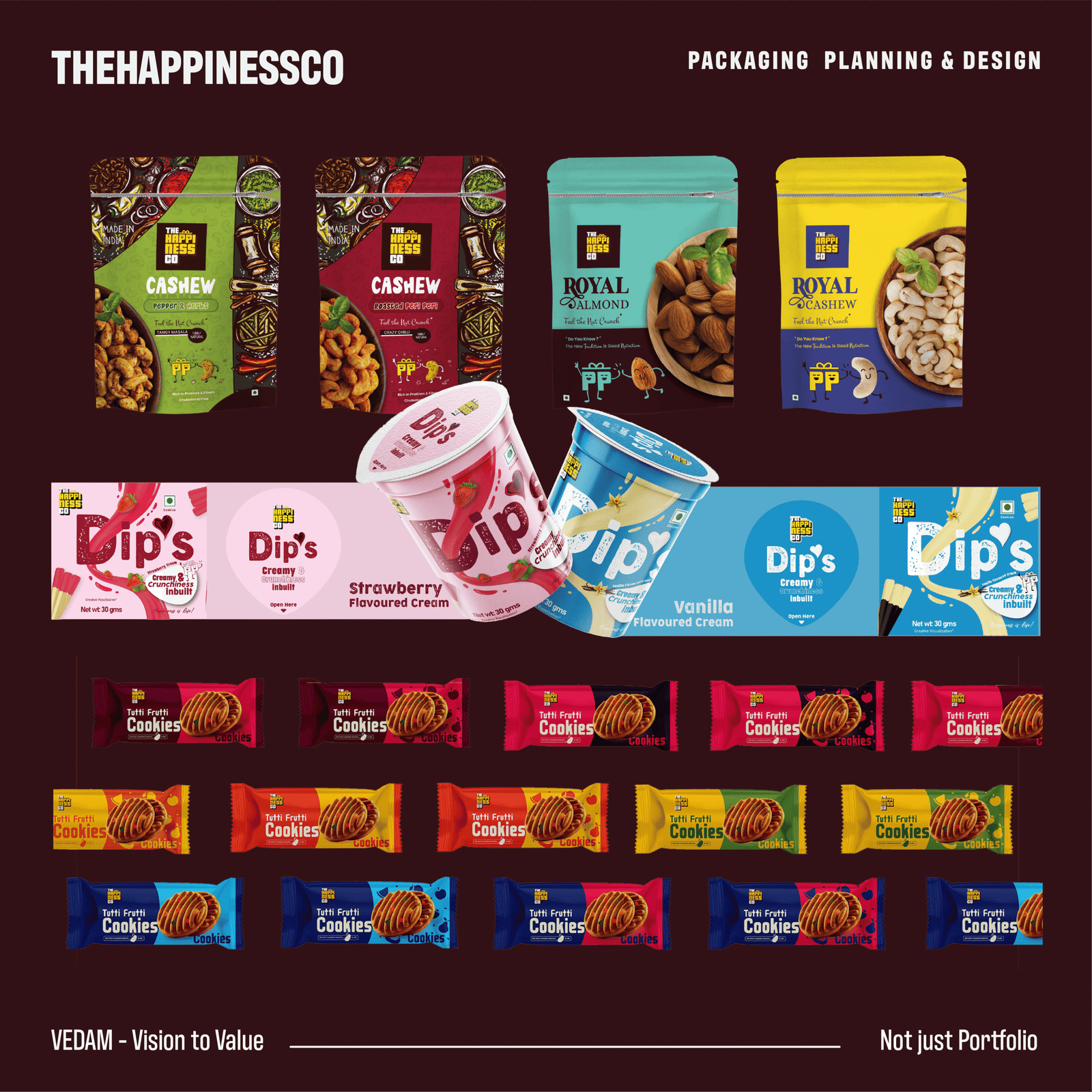 The Happiness Co - Portfolio | The Happiness Co | Vedam Vision