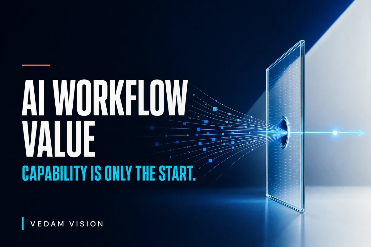 AI Capability vs Workflow Value: How to Evaluate Tools Beyond Feature Lists - Blog | Vedam Vision
