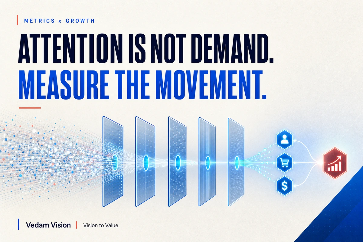Attention Is Not Demand: Five Business Metrics and What They Mean - Blog | Vedam Vision