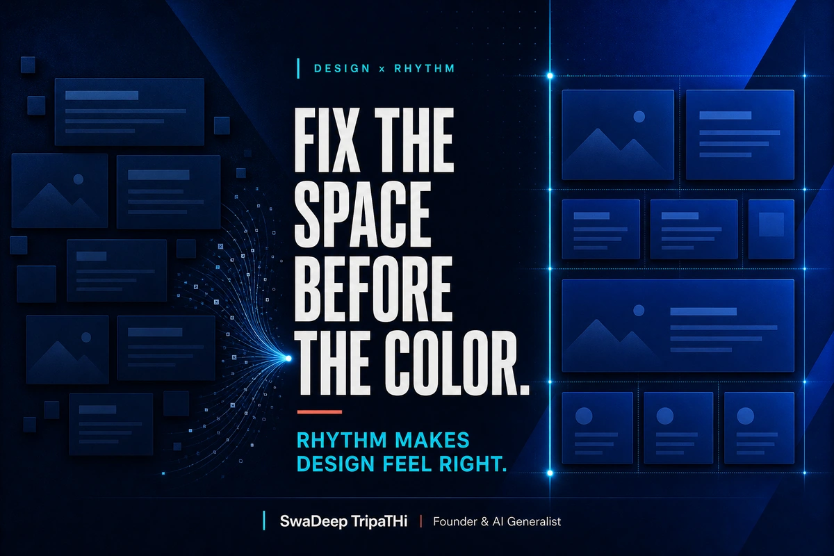 Fix Spacing and Rhythm Before You Change Color