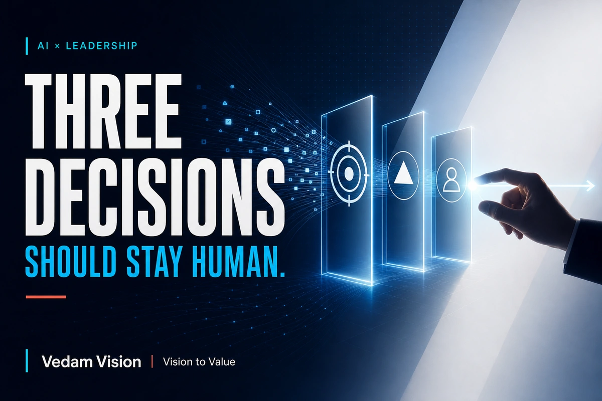 Three Founder Decisions That Should Stay Human