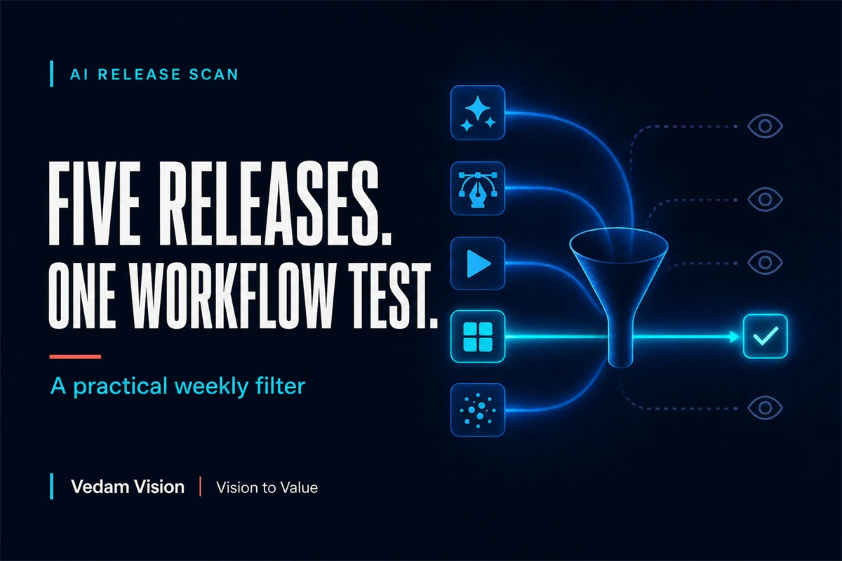 How to Run a Weekly AI Release Scan for Business Workflows - Blog | Vedam Vision